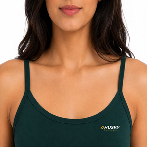 HUSKY SPORTSWEAR – Nouveau débardeur d'été pour filles, col halter, respirant, en dentelle tissée, petit top CAMIS, écologique, séchage rapide, doux et sexy - Product Image 5