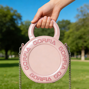 Nouveau sac à main en cuir PU de créateur, sac à main rond portable à fermeture éclair pour femmes, tendance été - Product Image 3