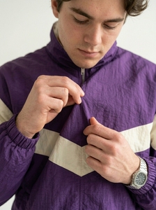 Survêtement coupe-vent d'hiver pour homme, sur mesure, marque privée, taille élastique, 100 % polyester, séchage rapide, respirant, plusieurs modèles - Product Image 4