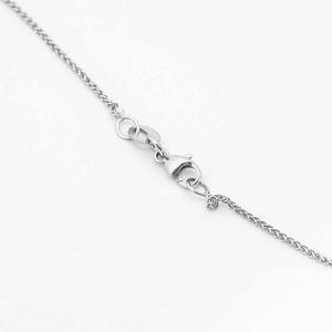 Collar de Lujo con Diamantes en Corte Pera y Engaste Halo en Oro Blanco de 14K, 9.00ct, Certificado IGI, Colgante Nupcial - Product Image 6