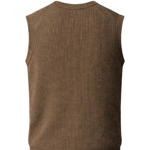 Cárdigan de punto para mujer, 100% cachemira, chaleco sin mangas, suéter suave para mujer - Product Image 3
