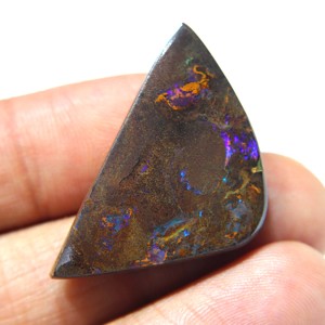 Opale de Boulder Naturelle d'Australie, Cabochon Solide, Opale de Boulder Bleue, Pierre d'Opale à Feu pour la Fabrication de Bijoux, Pierre Précieuse - Product Image 3