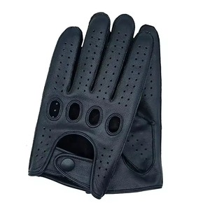 Gants de conduite professionnels de haute qualité, meilleur rapport qualité-prix, fabriqués en cuir fin, imprimés avec votre logo, pour la conduite automobile et moto - Product Image 2