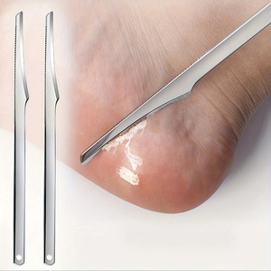 Kits d'outils de pédicure, grattoir à pieds professionnel en acier inoxydable pour éliminer les peaux mortes, 6 grattoirs à pieds - Product Image 3