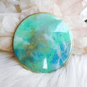 Best Quality Round Shape Resin <b>Coaster</b> Tea <b>Set</b> Accessories Household Resin <b>Coaster</b> for Home Available for Sale - Product Image 6