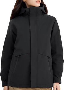 TR-SFSJ-015 Premium Womens Hoodies <b>Waterproof</b> <b>Warm</b> Windbreaker Softshell 3 in 1 Jacket for Mountain Climbing Jacket for Women - Product Image 6