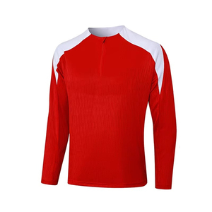 Conjunto Deportivo de Fútbol para Hombre, Estampado, Manga Corta, Transpirable, de Secado Rápido, Poliéster Ligero, 2 Piezas - Product Image 1