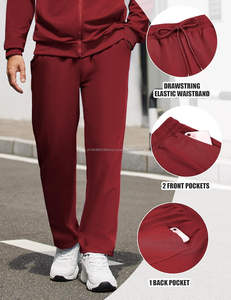 Ensemble de survêtement personnalisé pour homme 2025, doublé en polaire, mélange de coton 300GSM, vêtements de sport de gym, sweat-shirt à capuche, jogging, ensemble d'entraînement deux pièces - Product Image 4