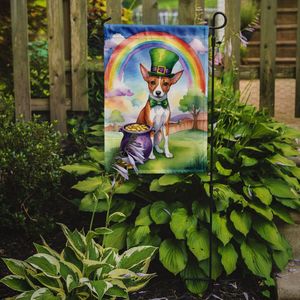 St Patrick's <b>Day</b> Basenji <b>Garden</b> Flag Multicolor Mailbox Decorative Yard Banner for Patio Artwork Flower <b>Beds</b> Size for Yard - Product Image 2