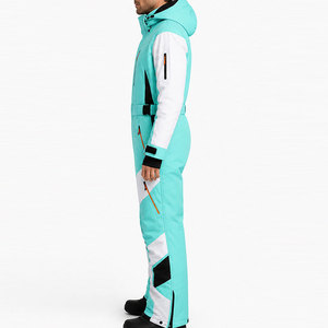 Traje de esquí para hombre de una pieza, impermeable, cortavientos, transpirable, para snowboard, diseño personalizado de fábrica. - Product Image 6