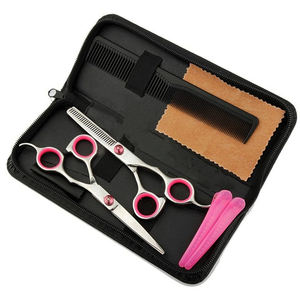 Juego de Tijeras de Peluquería Profesionales de Acero Inoxidable para Adelgazar el Cabello, Kit de Herramientas de Estilismo para Salón IMANS ENTERPRISES - Product Image 4