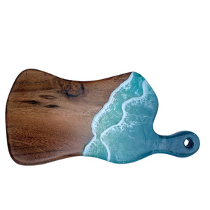 2026 New Luxury Wooden Resin Coasters Epoxy Resin Coaster <b>Set</b> Custom Drink Coasters Elegant Home Accessories - Product Image 2