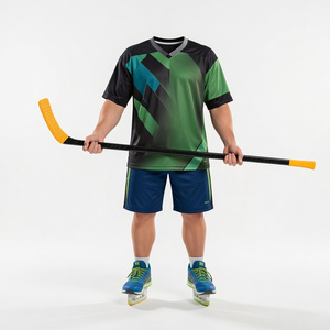 Maillot de hockey sur glace personnalisé pour le jour du match, en polyester respirant, par sublimation, grande taille, vêtement de sport haute performance - Product Image 2