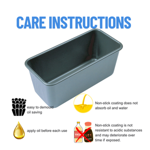 Molde antiadherente para pasteles y pan (sin tapa), negro, 128x66mm, molde para pasteles, compatible con horno - Product Image 4