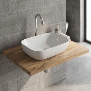 Vasque décorative en porcelaine Vistaar, lavabo sur pied moderne et luxueux pour hôtel, villa, décoration intérieure de salle de bain - Product Image 6