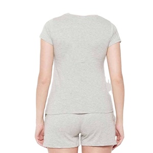 Ensembles de shorts de détente en coton pour femmes vente en gros de vêtements d'été ensemble de 2 pièces t-shirt et shorts pour femmes 2026 HI - Product Image 6