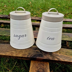 Stylish Metal Storage Jar Perfect for Dry Food <b>Snacks</b> Coffee Beans Tea Leaves Home Kitchen And Office Use Wholesale From India - Product Image 1