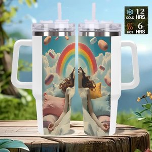 Custom <b>Insulated</b> <b>Cup</b> 40oz Stainless Steel Tumbler For Music Festival Concert Merchandise - Product Image 2