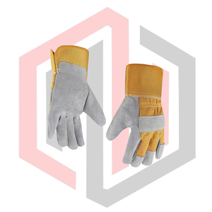 ถุงมือหนังเสริมความแข็งแรงสำหรับงานหนัก ป้องกันไฟฟ้าสถิต ปราศจากซิลิโคน นุ่ม ยืดหยุ่น ระบายอากาศได้ดี สวมใส่สบาย เหมาะสำหรับงานดับเพลิง - Product Image 3