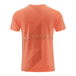 T-shirt de compression pour homme à manches courtes, haut de sport athlétique pour la gym et l'entraînement, coupe régulière, tricoté, séchage rapide, respirant - Product Image 6