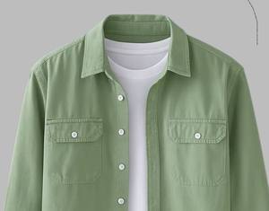 Chemise de luxe pour homme en mélange de lin – Chemise d'été légère et confortable pour la collection décontractée et de plage - Product Image 1