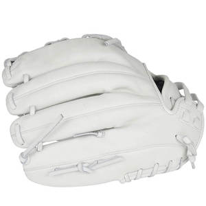 Professional White Leather Baseball Glove High Quality Softball Mitt Infield Outfield Training Equipment for Adult and Youth - Product Image 3