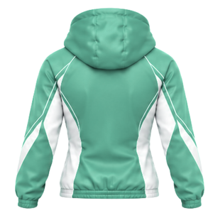 Ensemble de survêtement pour femmes, sweat à capuche zippé et pantalon évasé, idéal pour les équipes sportives, les cours de fitness et le quotidien - Product Image 6