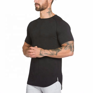 T-shirt en tricot à manches courtes pour homme, vert olive, col rond, coupe ajustée, couleur unie, style décontracté, teinture unie - Product Image 4