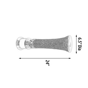 Vase à fleurs en métal artistique pour la décoration de table, pièce de décoration intérieure de luxe pour les maisons et les mariages - Product Image 4