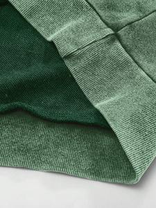 Sweat-shirt à capuche pour homme, effet délavé, imprimé DTG, coupe ample, style streetwear décontracté, vêtement de sport, tissu épais. - Product Image 4