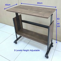 Table basse moderne au design simple, réglable, en métal noir, style farmhouse, pour salon, mobilier de maison, appartement, entrepôt
