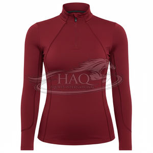 เสื้อขี่ม้าผู้หญิง UPF 50+ แขนยาว ระบายอากาศได้ดี พร้อมตาข่าย  รับออกแบบโลโก้ตามสั่ง - Product Image 1