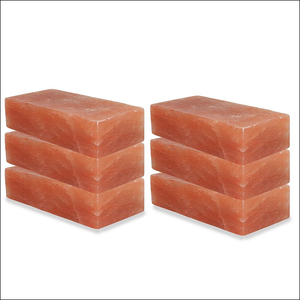 Briques de sel de l'Himalaya élégantes 8x4x1 pour murs décoratifs, carreaux de sel rose naturel pour spas et studios de yoga, directement de l'usine - Product Image 5