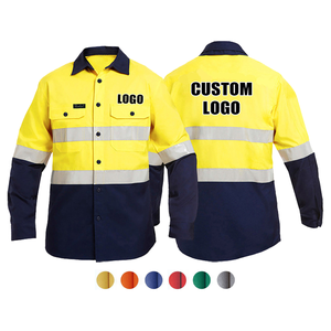 Ropa de Trabajo de Seguridad Reflectante Personalizada para Trabajadores de la Construcción, Ropa de Trabajo de Alta Visibilidad para Hombre con Logotipo - Product Image 1