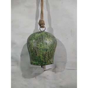 Handmade Rustic Christmas Harmony <b>Cow</b> <b>Bells</b> With Jute Rope Hanging Vintage Gold Brass Finish Large Metal Jingle <b>Bells</b> for Sale - Product Image 6