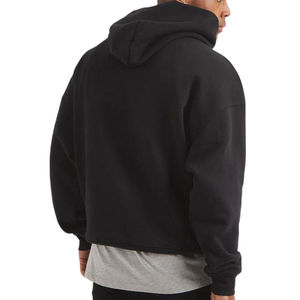 Sudaderas con capucha para hombre, básicas, gruesas, 100% algodón, con estampado invernal, de alta calidad, informales, de tejido polar. - Product Image 4