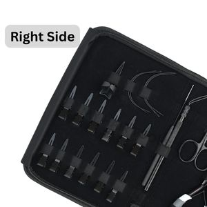 Kit de herramientas para extensiones de cabello: herramienta de ajuste y extracción con bucle de tracción, removedor de microperlas, tijeras de precisión, pinzas y separador de dedos - Product Image 3