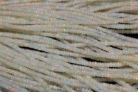 Perles rondes lisses en opale de feu éthiopienne naturelle authentique, 3 mm-8 mm, multicolores, HASNAIN GEMS, pour la fabrication de bijoux