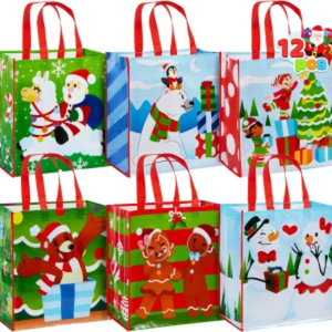 Top Quality Customized <b>Christmas</b> tote Bag Custom Silk Item Style Pattern Letter Promotion <b>China</b> - Product Image 2