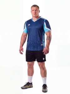 Conjunto de Uniforme de Fútbol Personalizado al por Mayor Just Play Plus Size, Uniforme de Equipo de Fútbol 100% Poliéster con Cuello en V, Transpirable y de Secado Rápido de Fábrica - Product Image 6