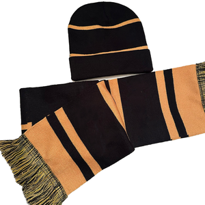 Conjunto de Gorro y Bufanda de Invierno de Jacquard Personalizado Premium - Conjunto de Gorro de Punto Térmico Unisex para Hombre y Mujer - Regalo Sostenible - Product Image 1