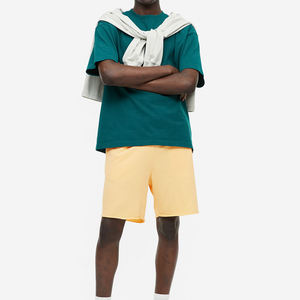 Pantalones Cortos Deportivos Unisex de Algodón, Holgados, Finos, de Verano, en Colores Sólidos - Product Image 1