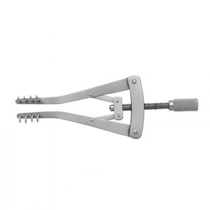 Rétracteur auto-serrant ALM 4x4 à pointes semi-affûtées en acier inoxydable, instrument chirurgical orthopédique CE SHAHZIK INTERNATIONAL - Product Image 3