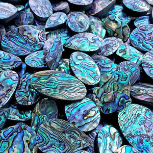 Chất lượng tốt nhất tự nhiên đẹp bào ngư vỏ đá quý Cabochon Loose đá quý cho đồ trang sức làm từ Ấn Độ - Product Image 3