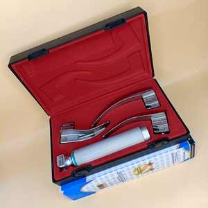 LAPA-733073-2-2 Laryngoscope Macintosh Fiber Optic 3 Blade 1-2-3 Set Adult Handle Premium Quality Blister Box Packed - Product Image 4
