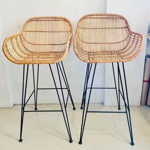 Handmade mây đồ nội thất <span class=keywords><strong>bar</strong></span> phân cao phân cho nhà bếp tốt nhất mua đồ nội thất nhà ghế - Product Image 3