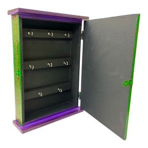Hand Painted Wooden <b>Key</b> <b>Holder</b> Cabinet Wall Mounted <b>Key</b> Hanger Box Ambabari Painted <b>Key</b> Hanger Box Wall Hanging <b>Key</b> Hanger - Product Image 2