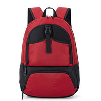 Mochila Deportiva Personalizada con Logotipo, Impermeable, con Cierre, Puerto USB, Correa de Hombro Arqueada Anti-Robo, Compartimento para Zapatos, para Balón y Portátil