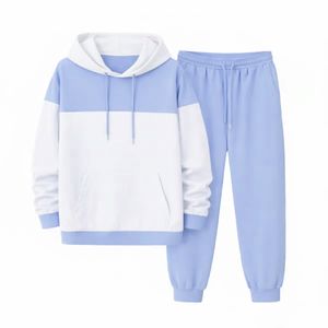 Ensemble de survêtement personnalisé en 2 pièces, jogging, vêtements de sport, survêtement en coton pour hommes - Product Image 3