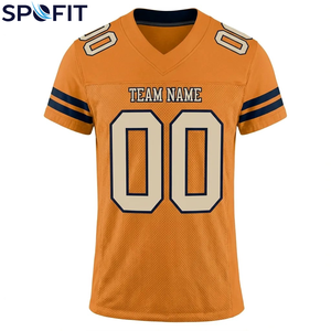 Maillot de football américain à manches courtes, dernier design, grande taille, séchage rapide, vêtements de sport, maillot de football américain en faible quantité minimale de commande - Product Image 3